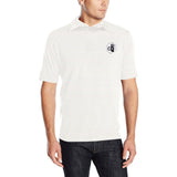 Descendants of the Island White Indigo Men's All Over Print Polo Shirt