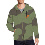 Descendants of the Island Dolphin Men's Camo 6  Zip Hoodie