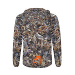 Descendants of the Island Hunt Club Camo Leaves Men's All Over Print Full Zip Hoodie (Model H14)