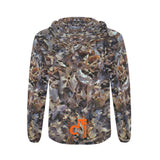 Descendants of the Island Hunt Club Camo Leaves Men's All Over Print Full Zip Hoodie (Model H14)