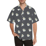 Descendants of the Island Signal Magnolia Men'sHawaiian Shirt