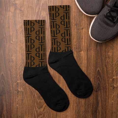 Descendants of The Island brown  pattern Socks