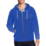 Descendants of the Island Cobalt 2 Men's All Over Print Full Zip Hoodie (Model H14)