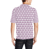 DTI Purple Collar Design Full Polo Men's Shirt