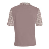 DTI Mauve Collar Design Polo Men's Shirt