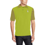 DTI Chartruese Collar Design Polo Men'sShirt