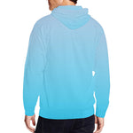 Descendants of the Island Cyan Men's Full Zip Hoodie