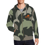 Descendants of the Island Dolphin Camo 2 Men's Zip Hoodie