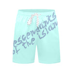 Descendants of the Island Aqua Men's Mid-Length Beach Shorts