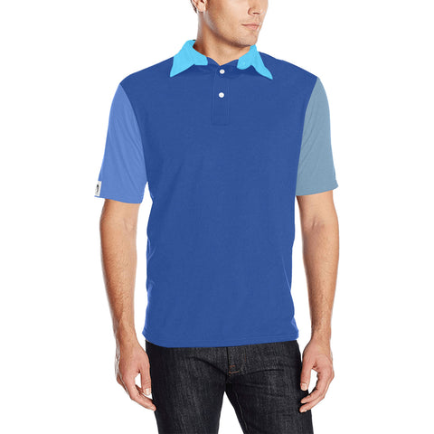 DTI Blue Combo Polo Polo Shirt