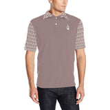 DTI Mauve Collar Design Polo Men's Shirt