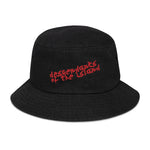 Descendants of the Island Red Denim bucket hat