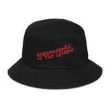 Descendants of the Island Red Denim bucket hat