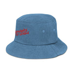 Descendants of the Island Red Denim bucket hat