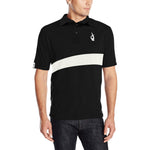 DTI Black and White Stripes Polo Shirt