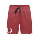 Descendants of the Island Strawberry Men's Mid-Length Beach Shorts