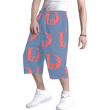 Descendants of the Island Coral Denim Men's All Over Print Baggy Shorts (Model L37)