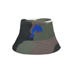 Descendants of the Island Dolphin Camo 9 Blue Bucket Unisex Bucket Hat