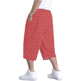 Descendants of the Island Strawberry Coral Men's All Over Print Baggy Shorts (Model L37)