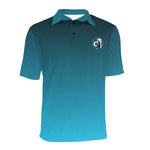 Descendants of the Island Cyan Men's All Over Print Polo Shirt