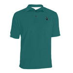 DTI Turquoise Solid Polo Men's Shirt