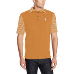 DTI Rich Gold Solid Collar Design Polo Men's Shirt