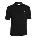 Descendants of the Island Black Black Men's All Over Print Polo Shirt (Model T55)