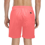 Descendants of the Island Coral 1 Men's Mid-Length Beach Shorts