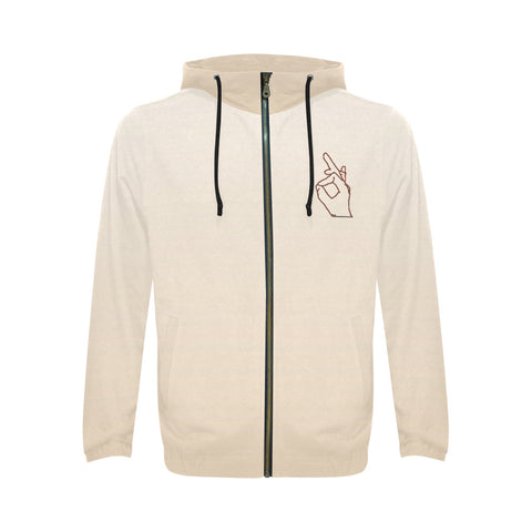 Descendants of the Island Creme Soda Men's Full Zip Hoodie