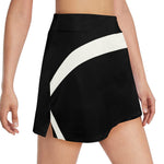 DTI Black and White Stripes Skirt with Pocket