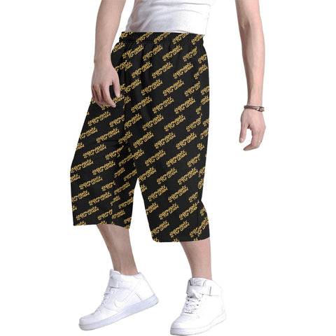 Descendants of the Island Gold Men's All Over Print Baggy Shorts (Model L37)