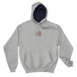 Descendants of the Island Orange and Blue Embroidered Logo Champion Hoodie