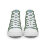 Descendants of the Island Olive Men’s high top canvas shoes