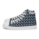 Descendants of the Island Navy and Grey Men’s high top canvas shoes