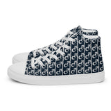 Descendants of the Island Navy and Grey Men’s high top canvas shoes