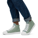 Descendants of the Island Olive Men’s high top canvas shoes