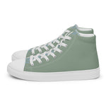 Descendants of the Island Olive Men’s high top canvas shoes