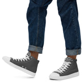 Descendants of the Island Signal Men’s high top canvas shoes