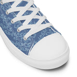 Descendants of the Islands Denim Men’s high top canvas shoes