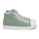 Descendants of the Island Olive Men’s high top canvas shoes