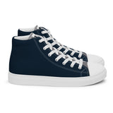 Descendants of the Island Navy Pewter Men’s high top canvas shoes