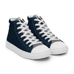 Descendants of the Island Navy Pewter Men’s high top canvas shoes