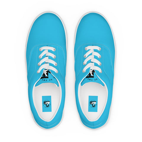 Descendants of the Island Blue Sky Men’s lace-up canvas shoes