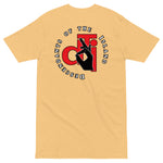 DTI Red Whte & Black Logo premium heavyweight tee