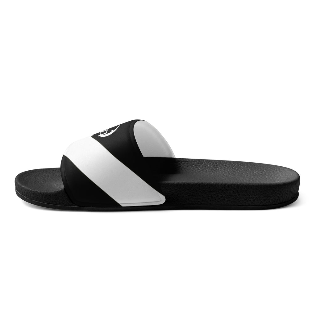 DTI Black/White Men’s slides – Descendants of the Island