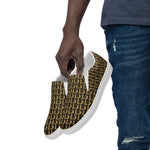 Descendants of the Island Gold Men’s slip-on canvas shoes