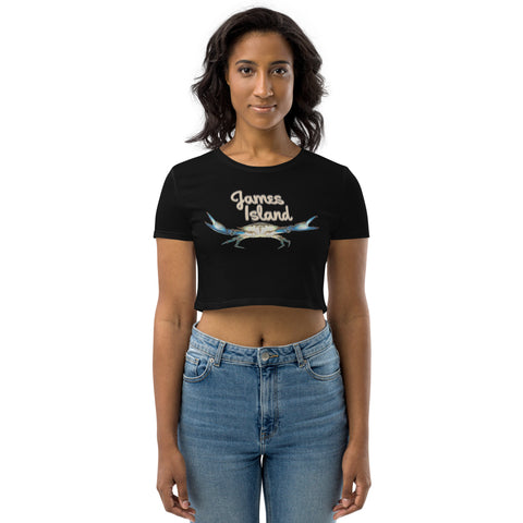 Descendants of the Island James Island Crab Organic Crop Top