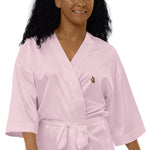 Descendants of The Island Gold hand logo Satin robe