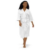 Descendants of The Island Gold hand logo Satin robe