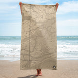 Descendants of the Island JI Map Parchment Towel